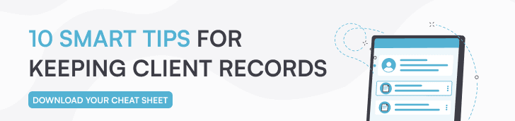 Keeping client records up to date