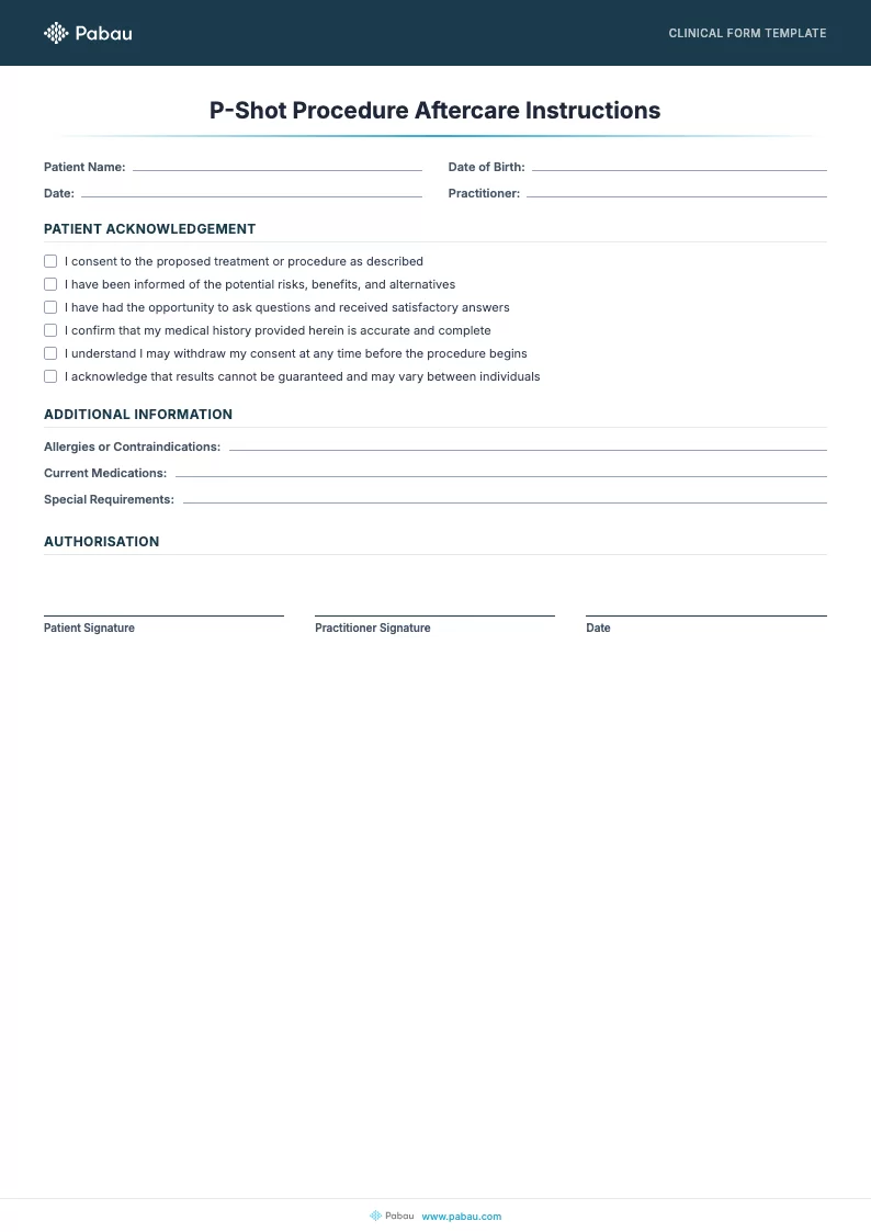 template preview