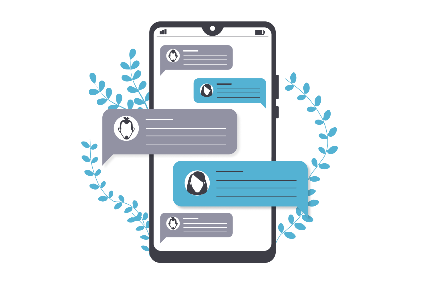 sms templates for salons