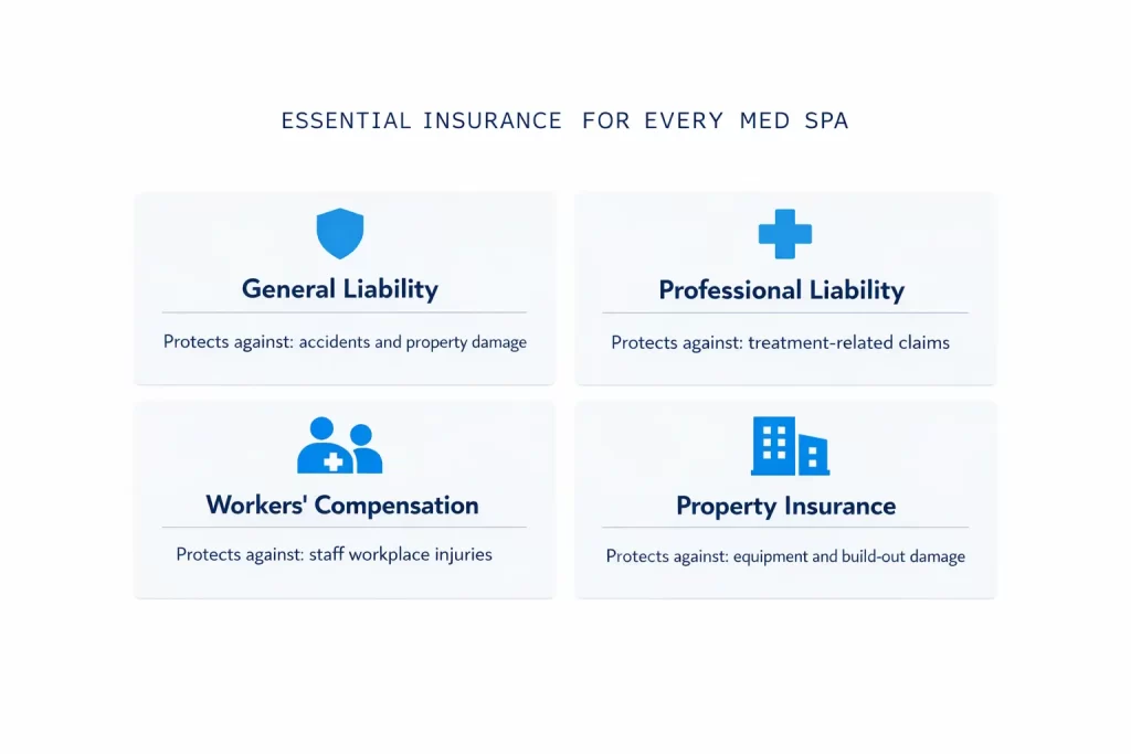 Image showing the essential insurance for every med spa
