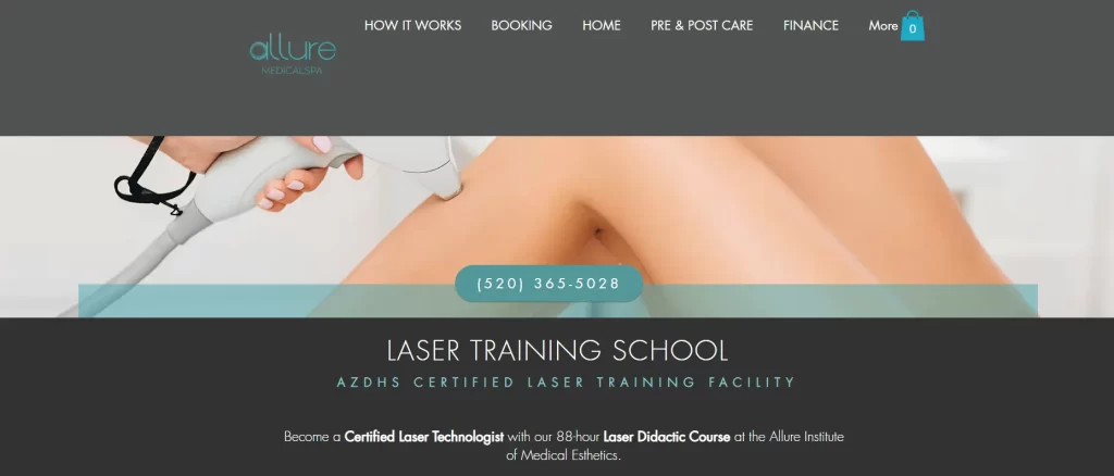 Allure laser training school image