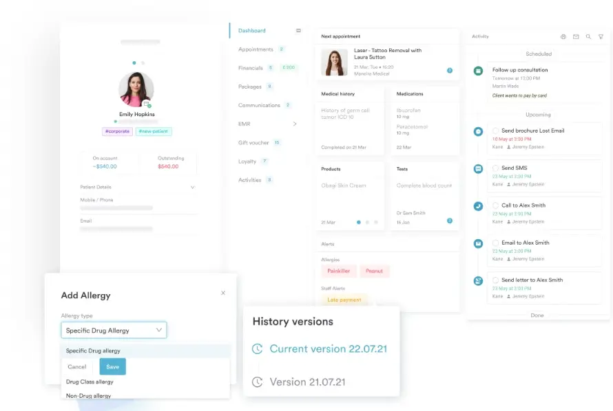 Blog image - Pabau built-in EMR feature
