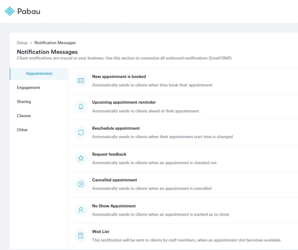 Appointment automations