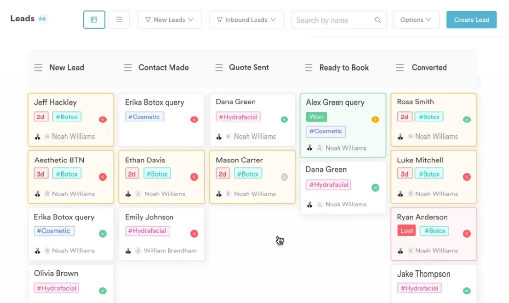 Built-in marketing and client retention tools