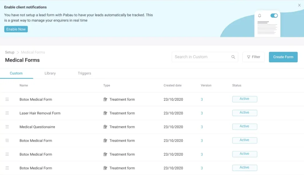 Digitalize and automate consent forms and documentation