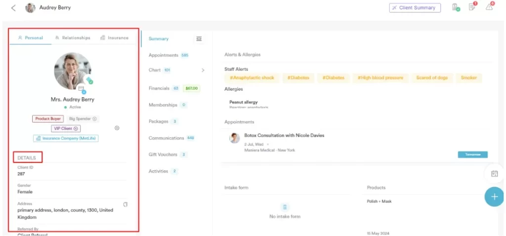 Inadequate charting and documentation - client