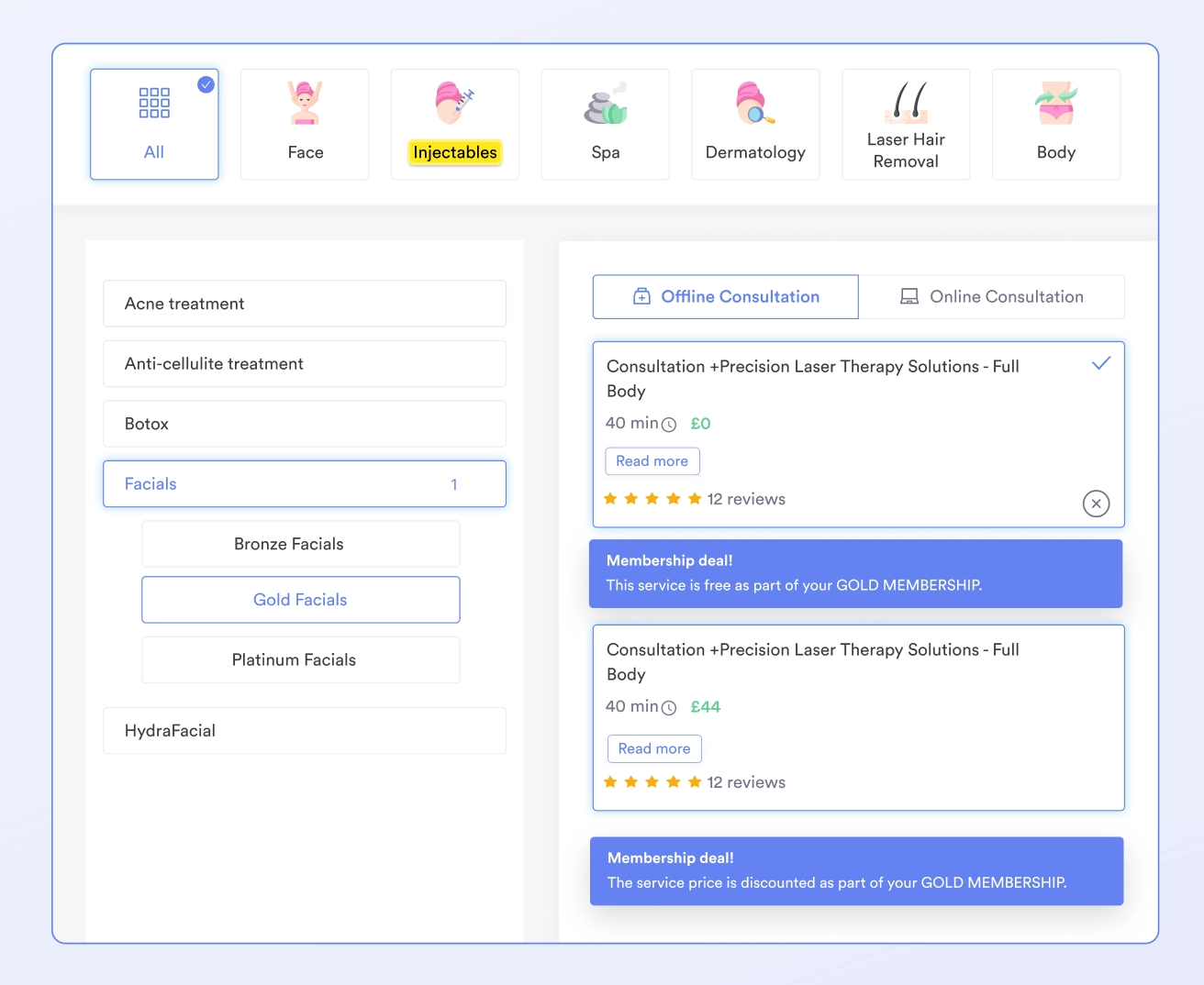 Pabau online booking and the in-clinic journey