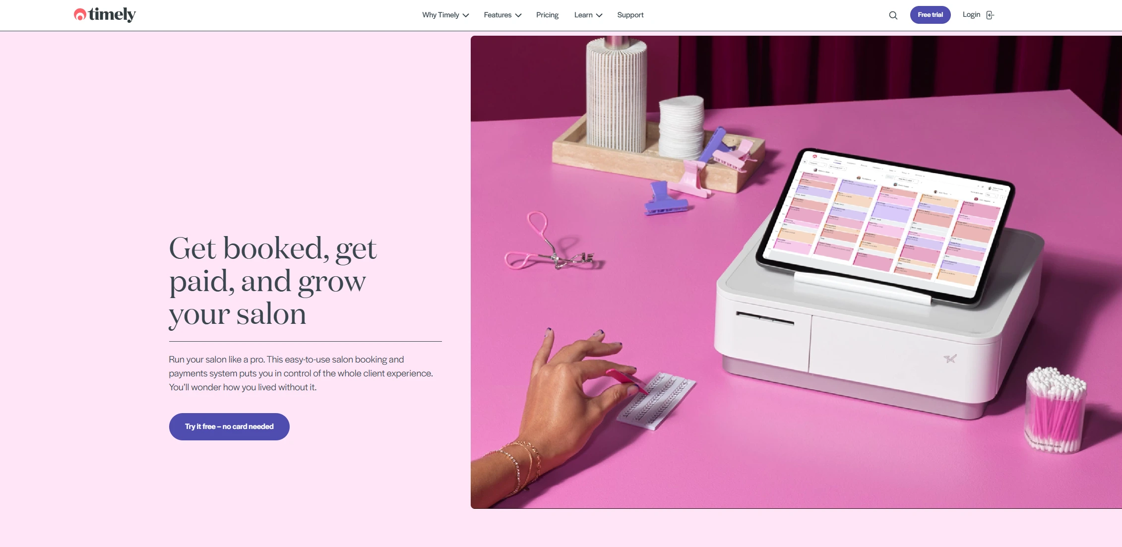 Timely homepage