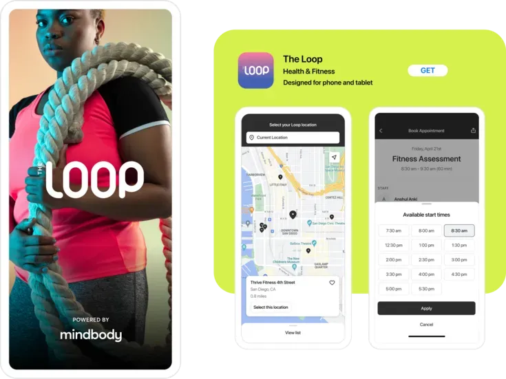 Branded app Mindbody