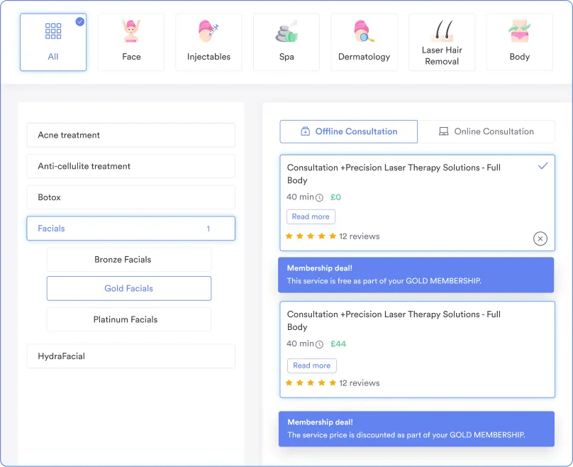 Online booking Pabau