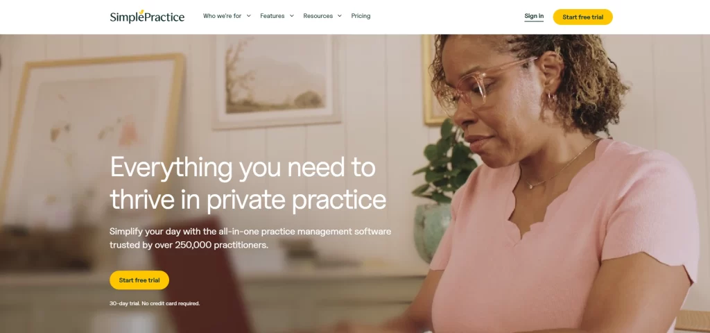 SimplePractice-homepage