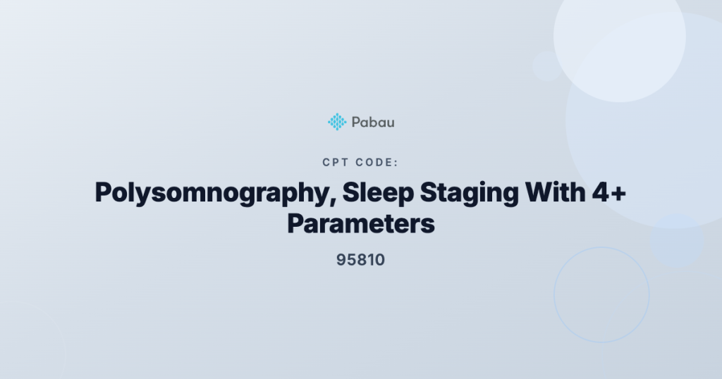 Cpt Code 95810
