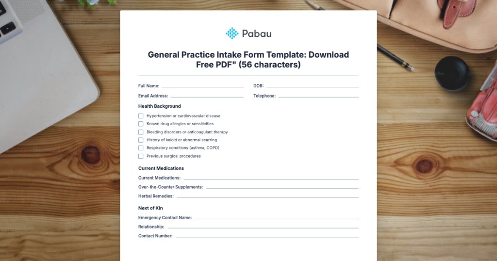 General Practice Intake