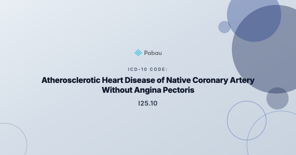 Icd 10 Cm Coronary Artery Disease