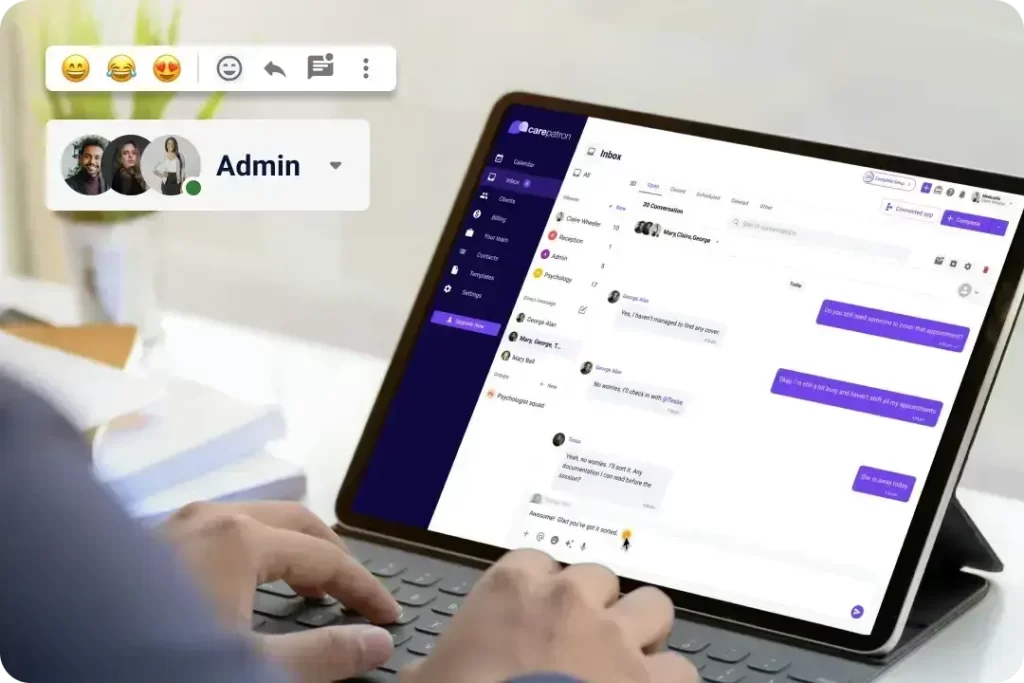 Carepatron shared calendar