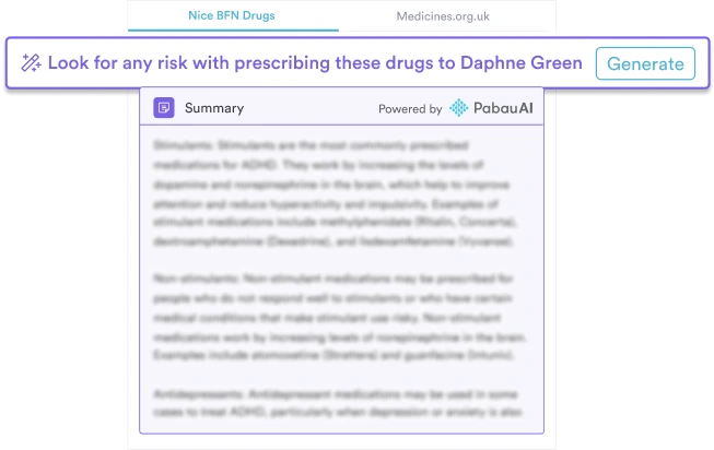 AI-powered treatment notes