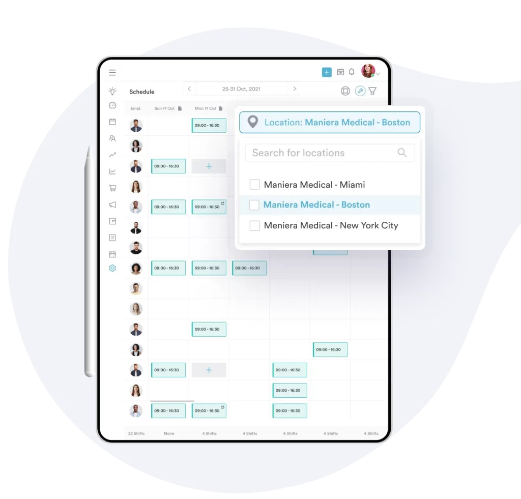 Manage multiple locations Pabau