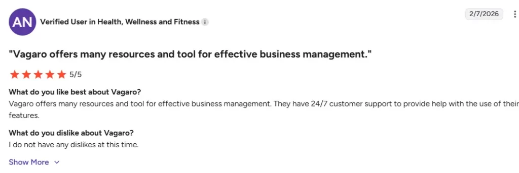 Vagaro customer support