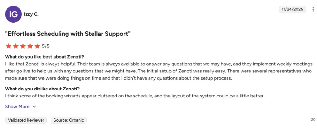 Zenoti customer support