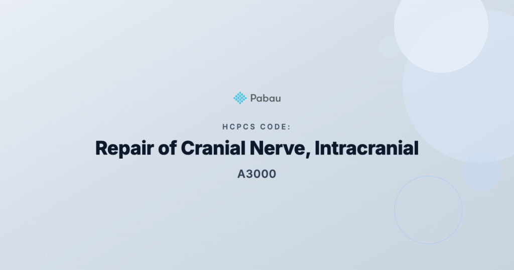 Ccsd Code A3000 Repair Of Cranial Nerve Intracranial