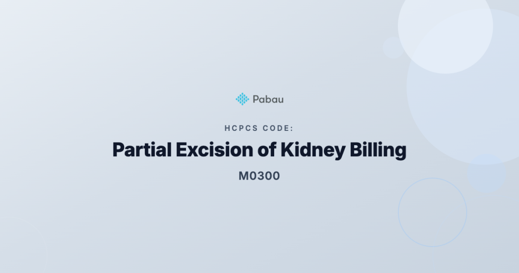 Ccsd Code M0300 Partial Excision Of Kidney