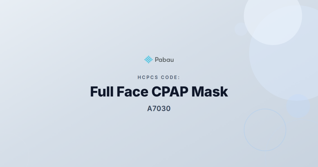 Hcpcs Code A7030