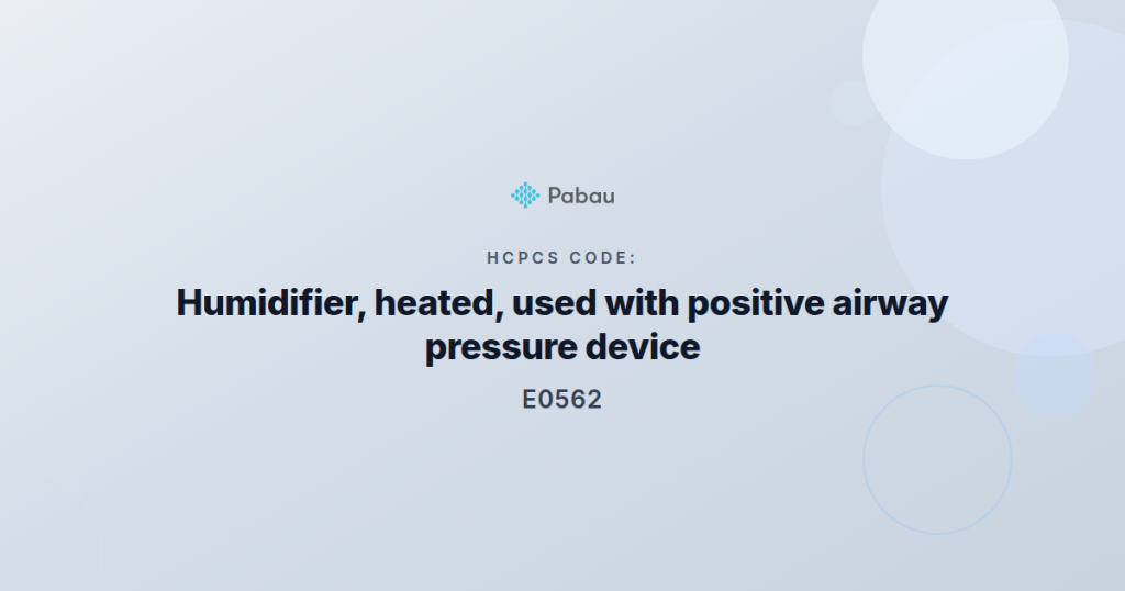 Hcpcs Code E0562
