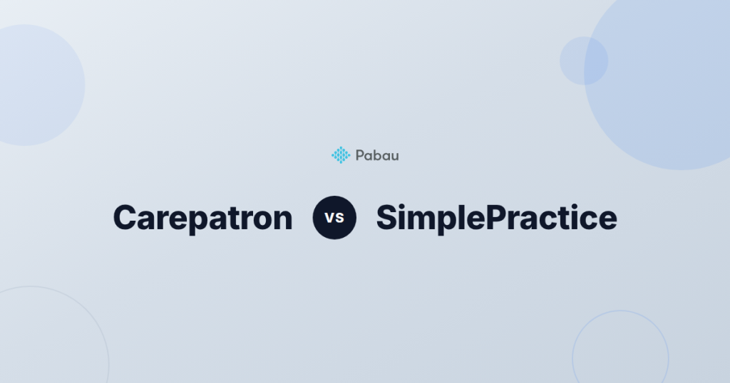 Carepatron vs SimplePractice