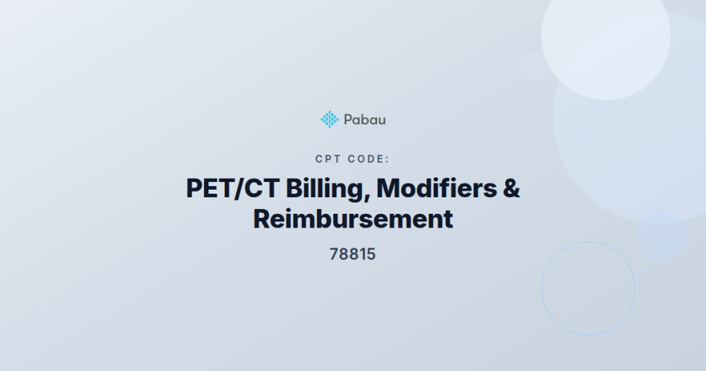 Cpt Code 78815