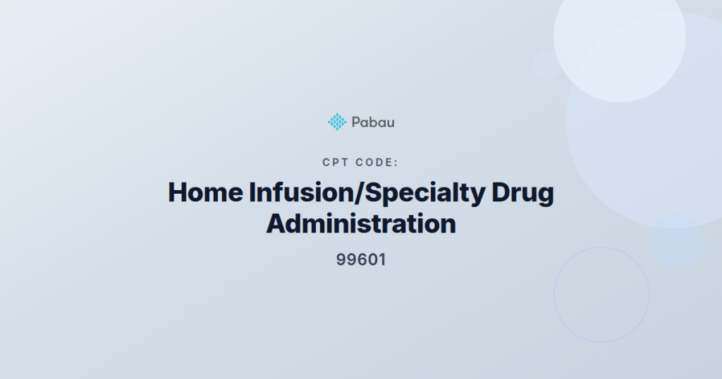 Cpt Code 99601