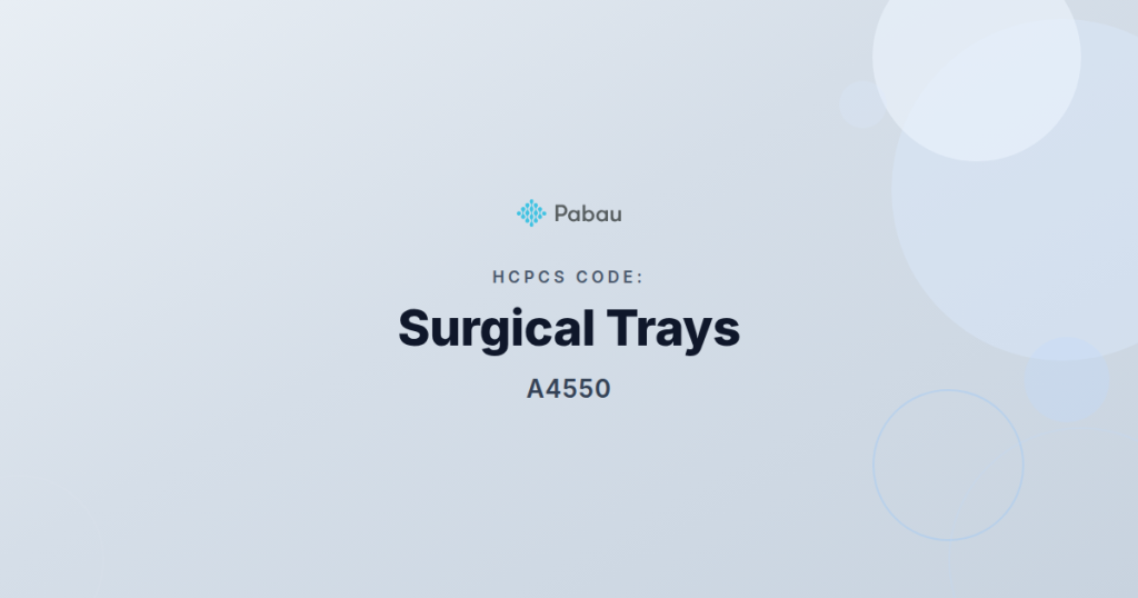 HCPCS Code A4550