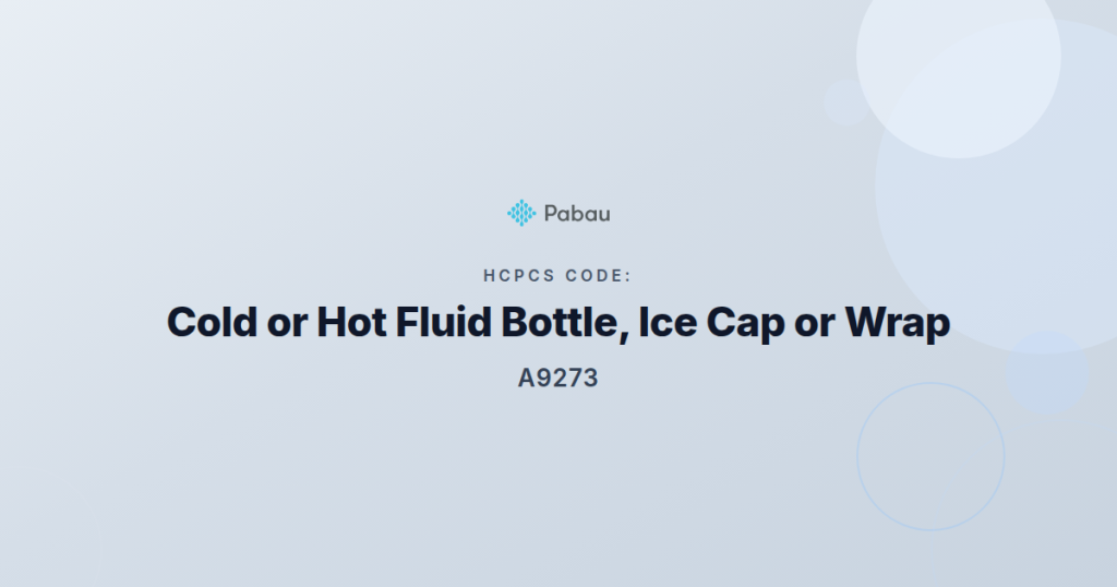 Hcpcs Code A9273