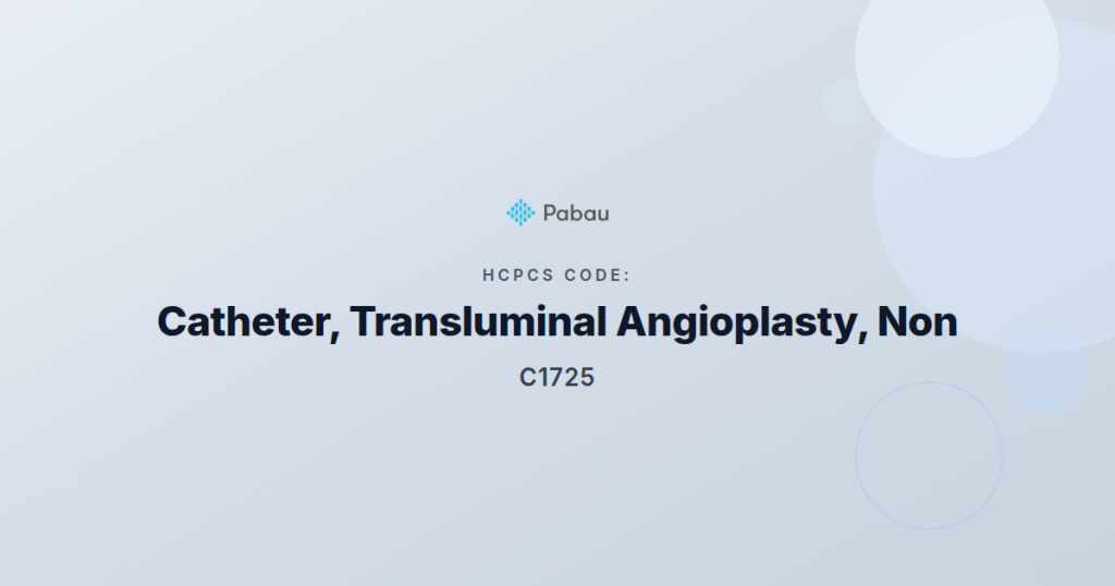 Hcpcs Code C1725