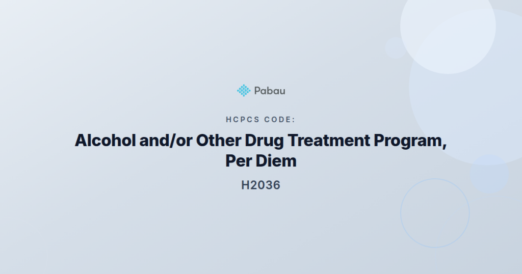 Hcpcs Code H2036