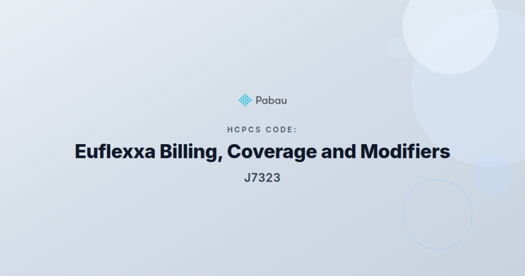 Hcpcs Code J7323