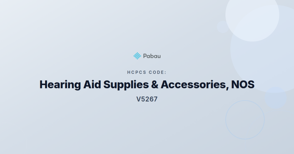 Hcpcs Code V5267