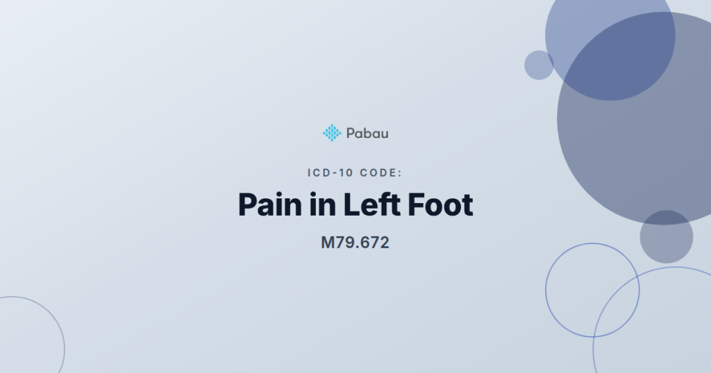 Icd 10 Code M79672