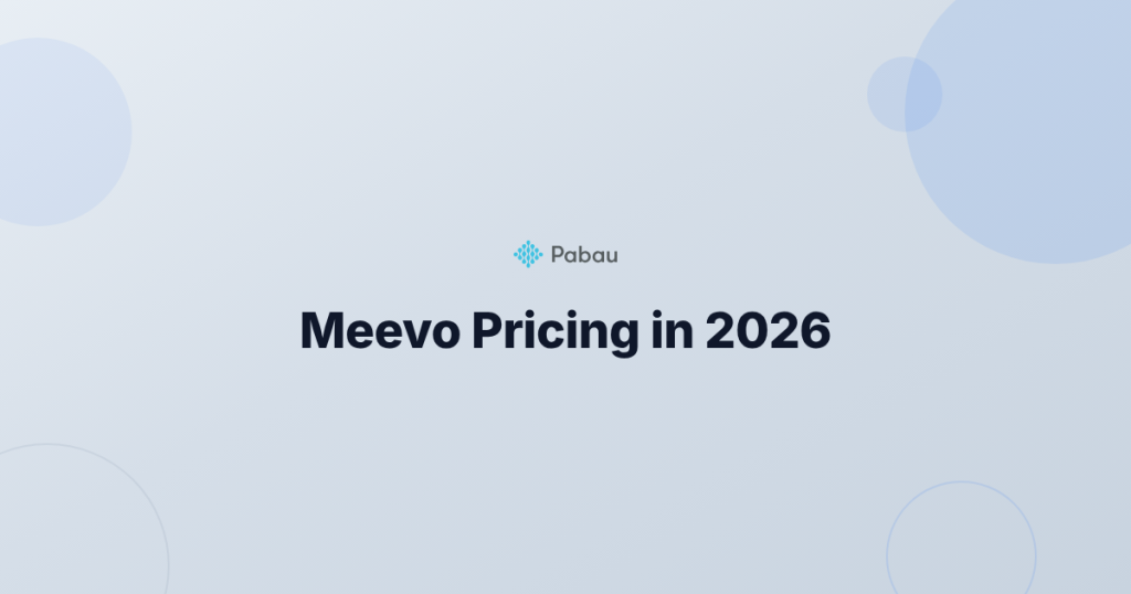 Meevo Pricing in 2026