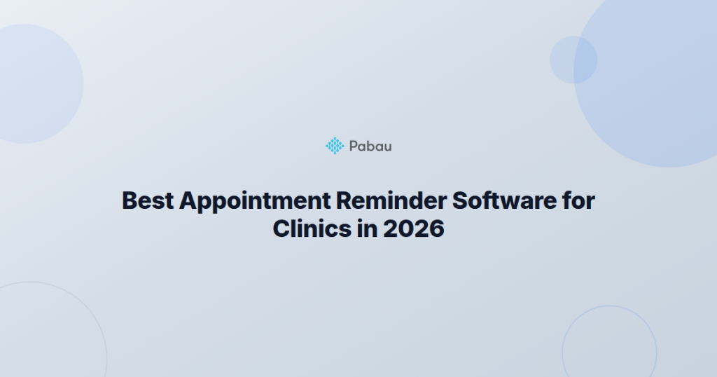 Appointment Reminder Software