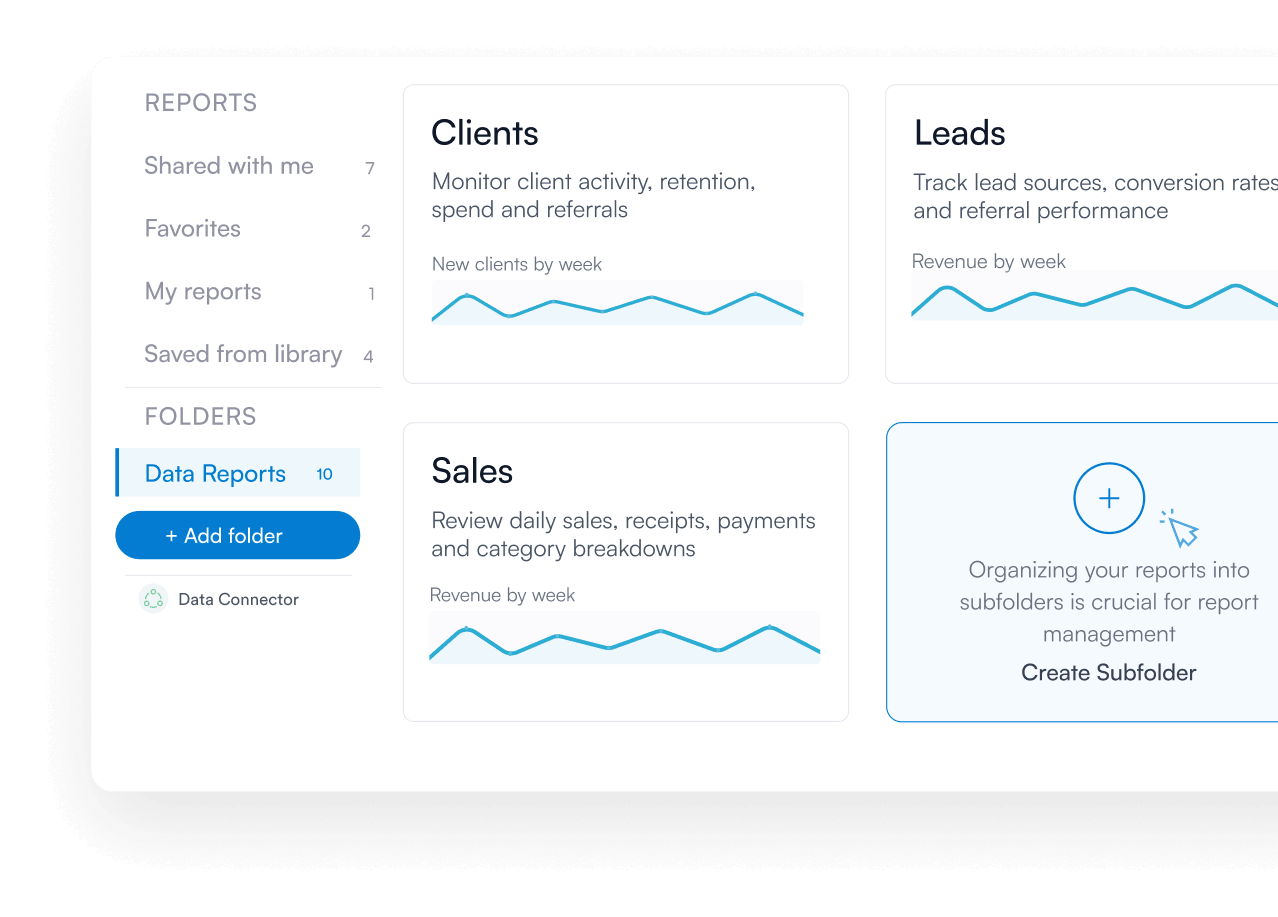 A reporting library that scales with you