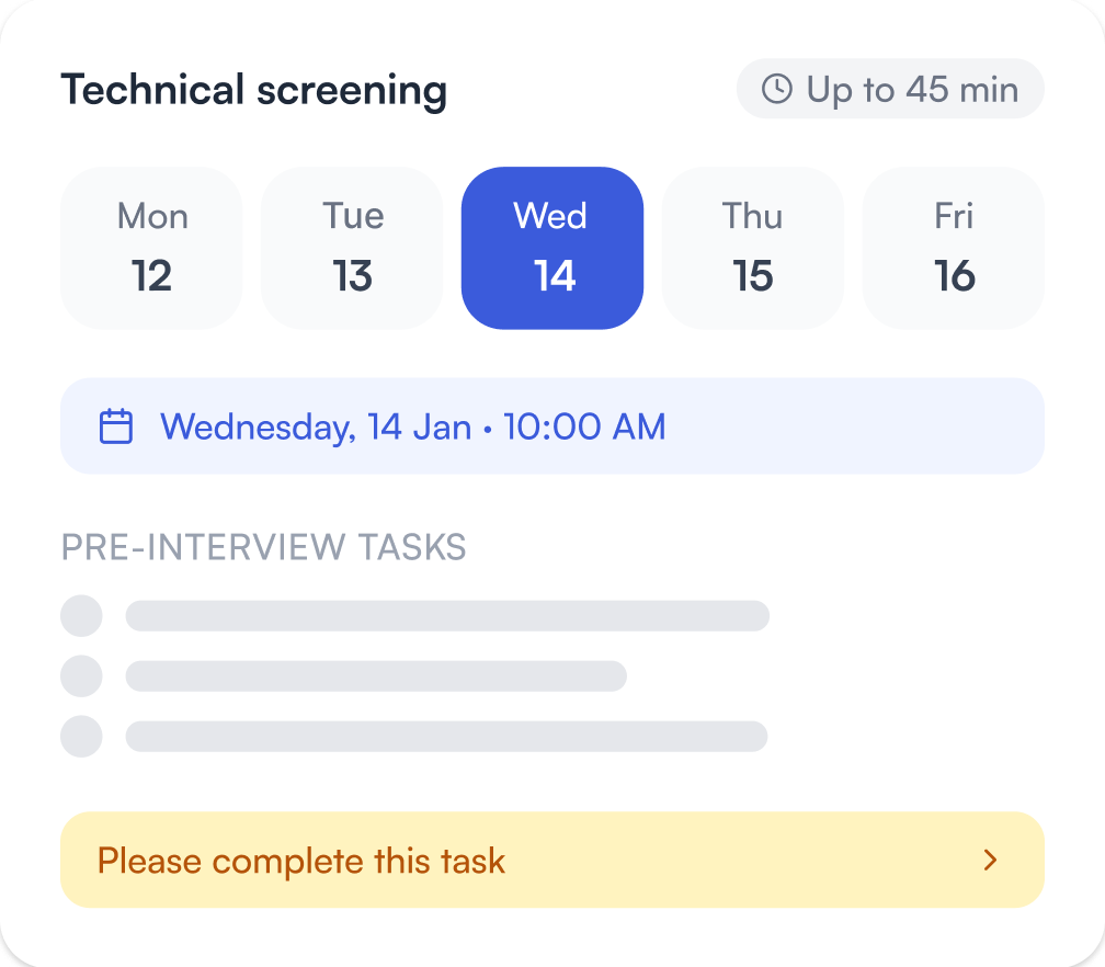 Technical screening