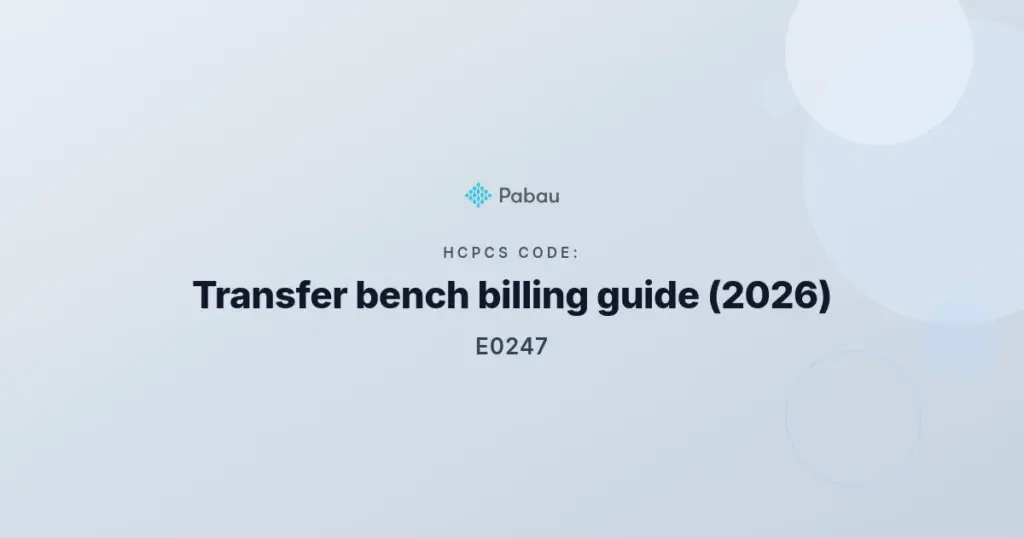 Hcpcs code E0247