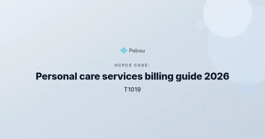 Hcpcs Code T1019