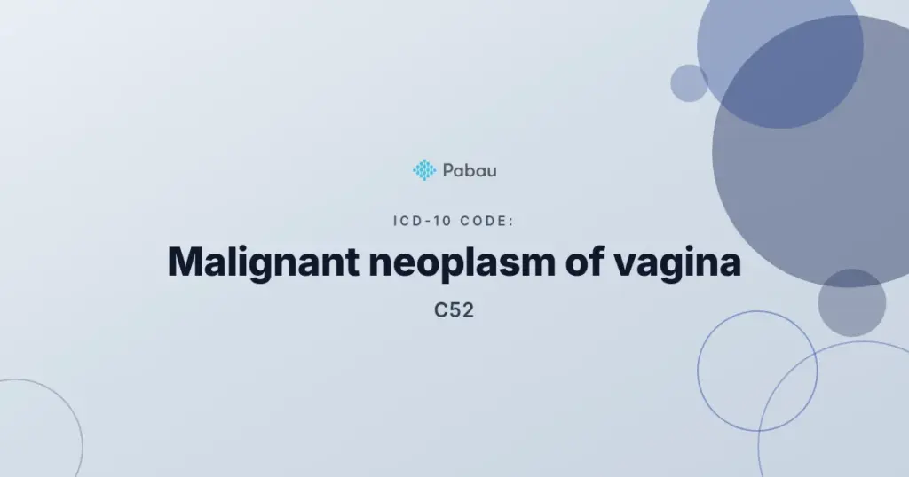 Icd 10 Code C52