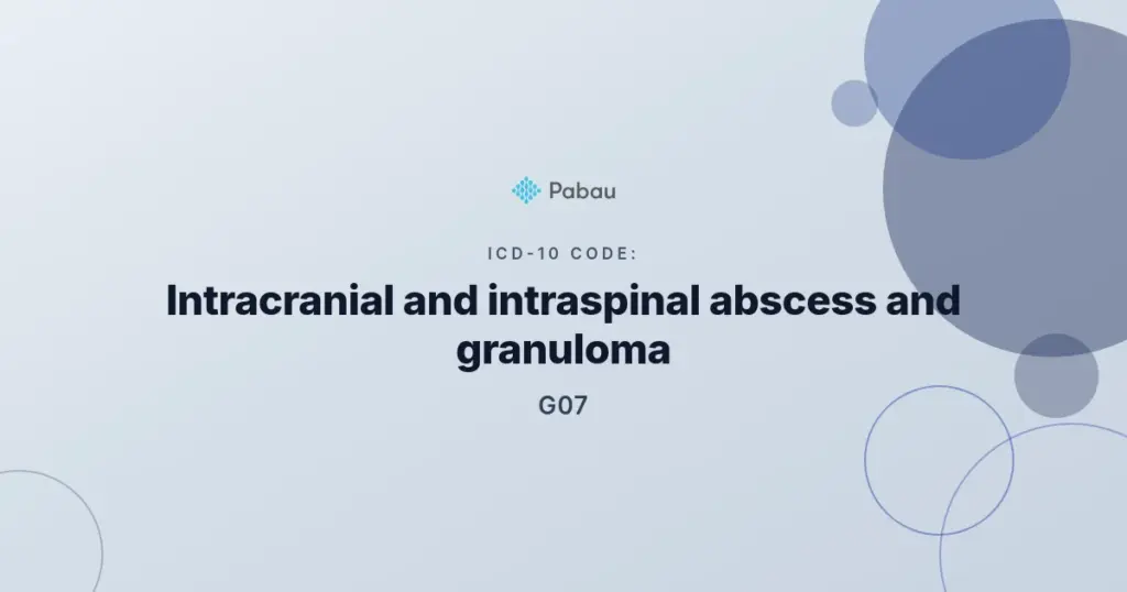 Icd 10 Code G07