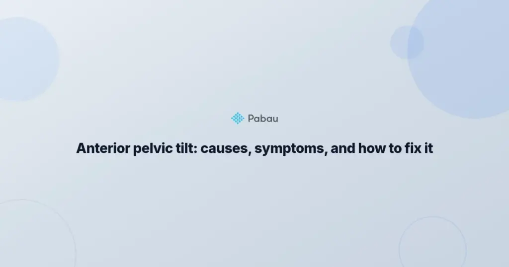 Anterior Pelvic Tilt