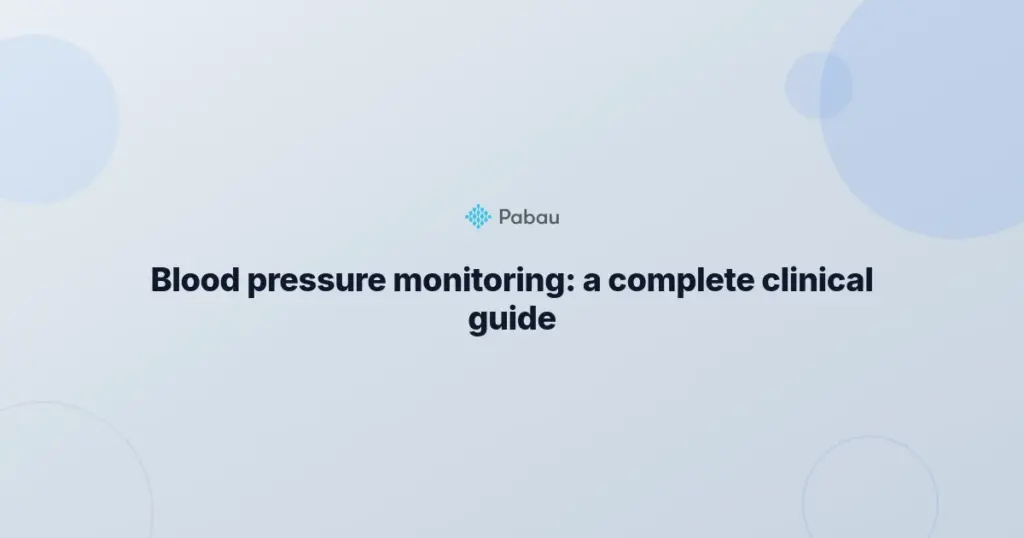 Blood Pressure Monitoring