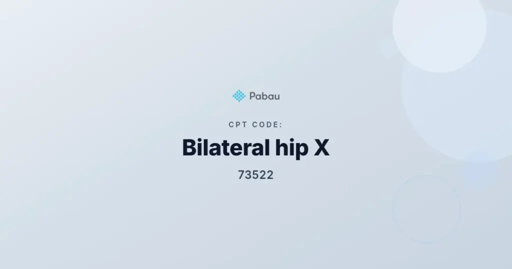 Cpt Code 73522