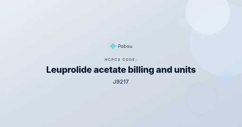 Hcpcs code J9217