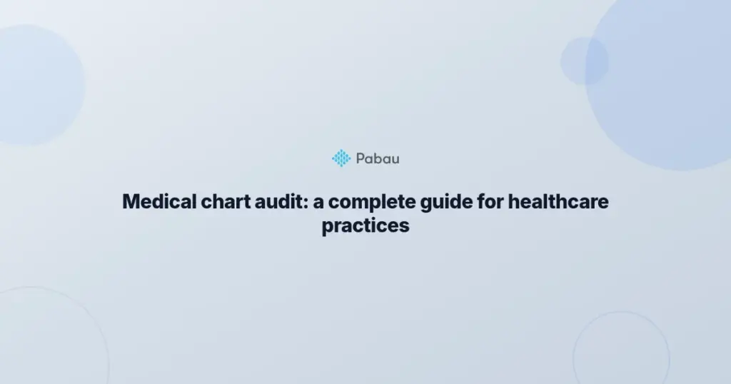 Medical Chart Audit